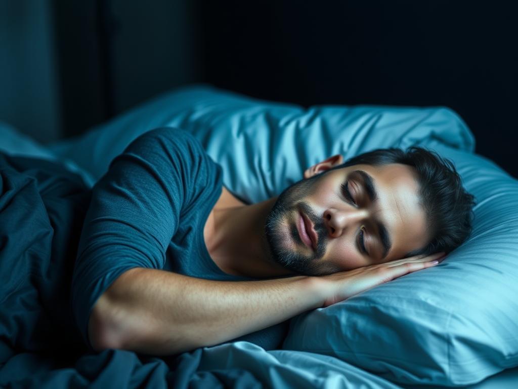 Person getting quality sleep to support Achilles tendon recovery